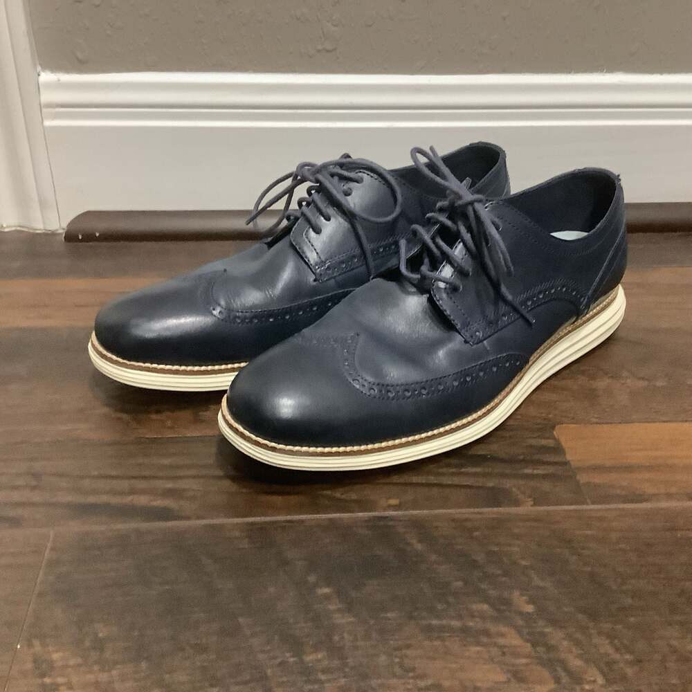 Cole Haan Men's 12M OriginalGrand Wingtip Oxford Shoes